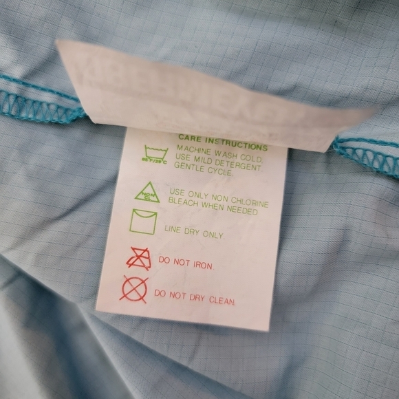 Vintage OBERMEYER Teal Jacket Size 3X Skiwear Vented Full Zip Oversize Parachute - Picture 5 of 16